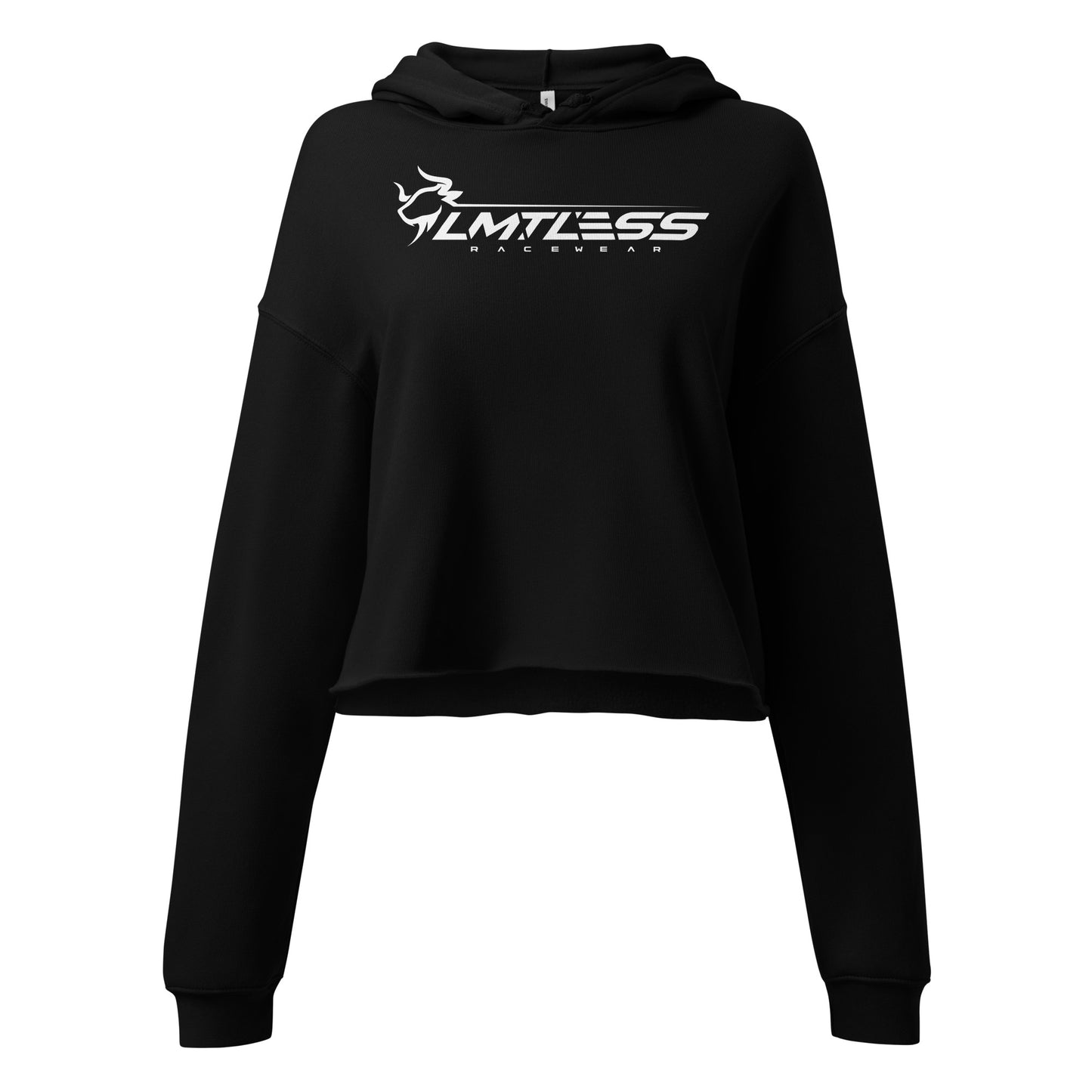 Lmtless Bull Womens Crop Hoodie